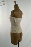 marc le bihanless strap jacket 2643 off White rice white